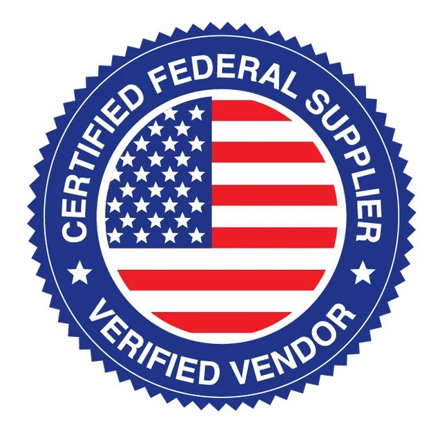 Certified Federal Supplier, verified vendor